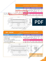 16 Charsx1 Line 1/16 Duty Feature Electrical Characteristics