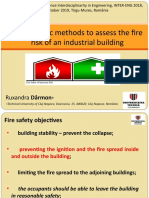 Probabilistic Methods To Assess The Fire Risk of An Industrial Building