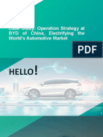 BYD of China - Operation Management