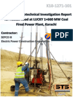 Geotech Report For Water Pipeline