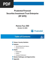 Prudential Financial: Securities Investment Trust Enterprise (Patricia Tsai)