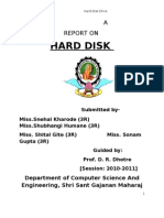 Hard Disk: A Report On