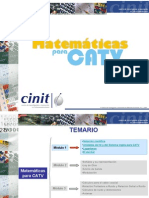 Matematicas para Catv Mod 1