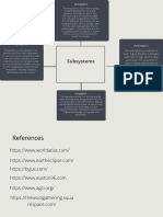 Graphic Organizer of Subsystems