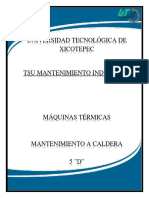 Programa de Mantenimiento A Caldera