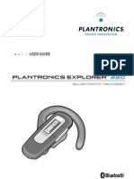 Plantronics Explorer 220 Manual