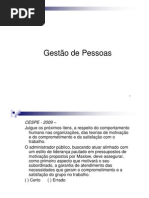 Exercicios Gestao de Pessoas