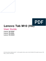 Lenovo Tab M10 (HD) : User Guide