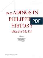 Ged 105 Readings in Philippine History