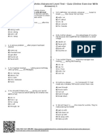 394 - Prepositions and Phrasal Verbs Advanced Level Test Quiz Online Exercise With Answers 1