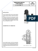 WK 450 398 Pressure Switch Type Usph 4: Up To 35 Mpa