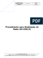 Procedimento para Atualização Do Rádio AW-2200-3C - REV.03