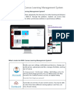 Introduction To Canvas Learning Management System