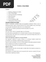 Module 6 - Patent Rights