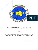 Tesi - Allenamento e Alimentazione