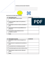 Autoevaluacion Segundo Trimestre