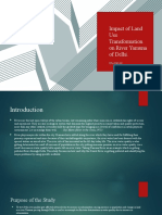 Impact of Land Use Transformation On River Yamuna