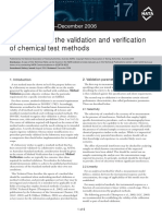 Guidelines For The Validation and Verifi Cation of Chemical Test Methods