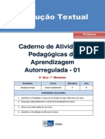 Atividade Autorregulada 9ºANO - LPT PROF - 1ºBI