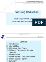 Laminar Drag Reduction: Prof. Keizo WATANABE Tokyo Metropolitan University