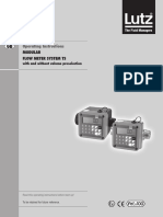 Operating Instructions: Modular Flow Meter System Ts