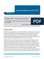 Implementation Guide 2320: Standard 2320 - Analysis and Evaluation