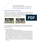 UV Vis Spectroscopy Virtual Lab Español