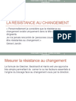 1 - La Résistance Au Changement