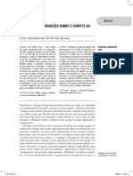 ANDERSON, Harlene - Algumas Considerações Sobre o Convite Ao Diálogo