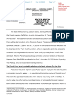 State of Wisconsin V Kyle Rittenhouse: State Brief in Opposition To Mtns For Admission Pro Hac Vice