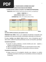 2021 Planeación Del Curso Sujeto