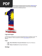 Logo and Slogan: 1malaysia Is An On-Going Political Programme Designed by Malaysian Prime Minister