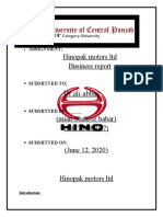 DR - Ali Abbas: Hinopak Motors LTD Business Report