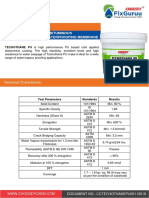 Techothane-Pu: High Build Elastomeric Bituminous Polyurethane Based Waterproofing Membrane