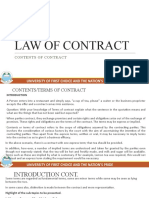 Terms of Contract Slides