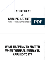 11 Latent Heat & Specific Latent Heat