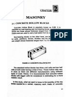 Masonry Cost Estimation