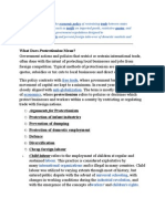 What Does Protectionism Mean?: Free Trade Anti-Globalization Economics