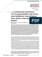 The Metasomatic Enrichment of Li in Psammopelitic Units at San José Valdeflórez, Central Iberian Zone, Spain: A New Type of Lithium Deposit