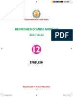 Refresher Course Module 2021-2022: English