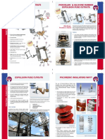 Expulsion Fuse Cutouts 11 - 36 KV Porcelain & Silicone Rubber Expulsion Fuse Cutouts