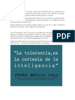 La Tolerancia Es Uno de Los Valores Morales Más Importantes para Una Sociedad Justa y Equilibrada