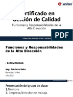 Funciones y Responsabilidades de La Alta Dirección