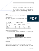 Analisis Statistik Menggunakan Program Statcalc