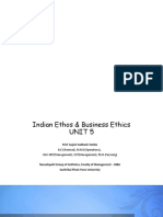 Indian Ethos & Business Ethics UNIT V