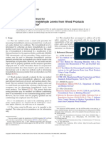 Determining Formaldehyde Levels From Wood Products Using A Desiccator