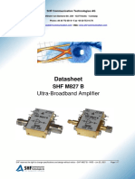 Datasheet: Ultra-Broadband Amplifier