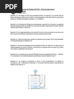 Ejercicios I Mec. de Fluidos