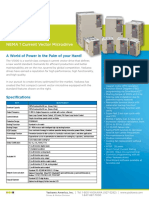 1/8 To 25 HP NEMA 1 Current Vector Microdrive: A World of Power in The Palm of Your Hand!