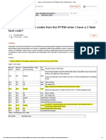 How Do I Retrieve Fail Codes From The RTRM When I Have A 2 Flash Fault Code - Trane